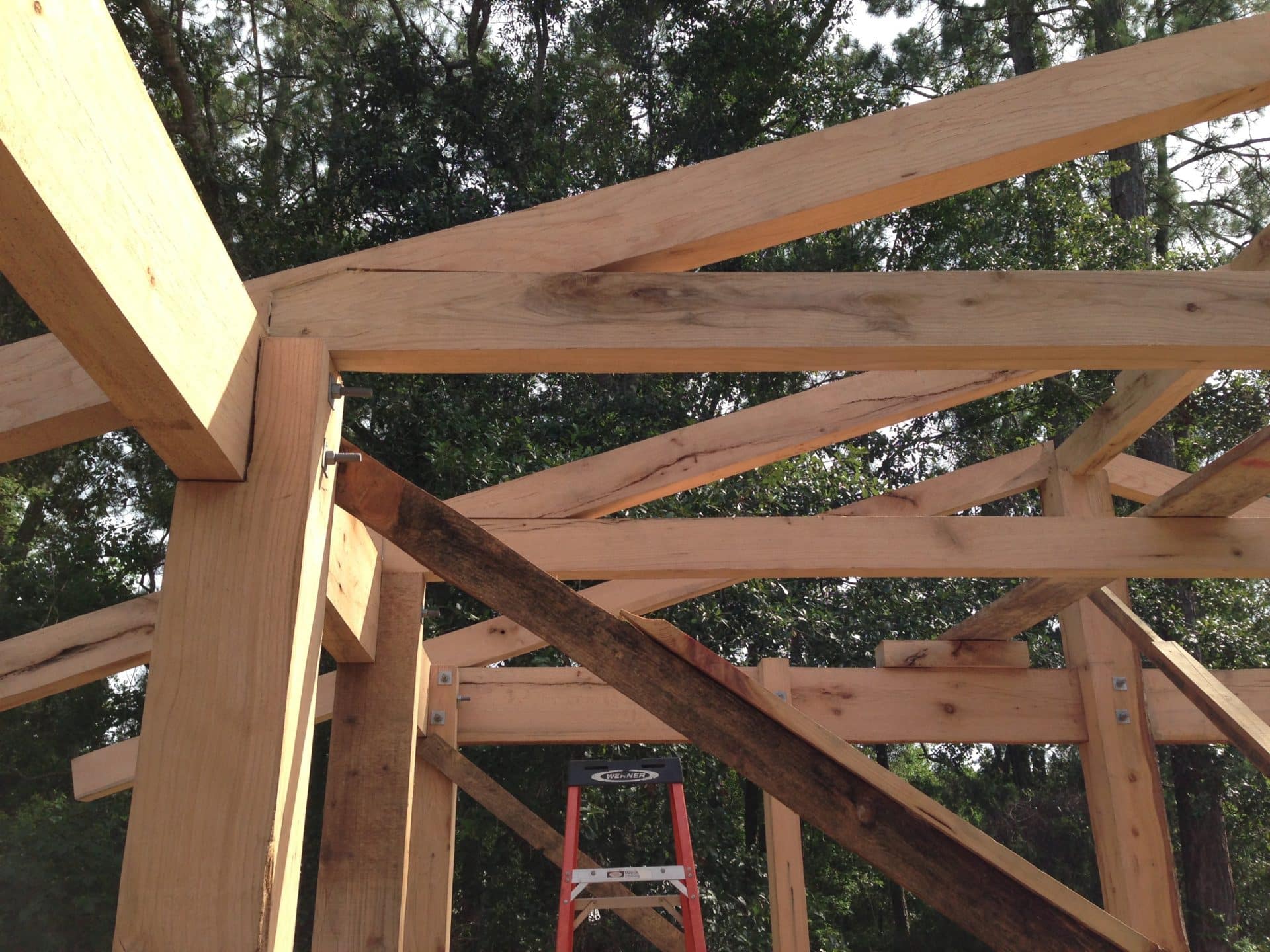 Timber Frame Additions • Grassroots Wood Co • Baldwin County, Alabama