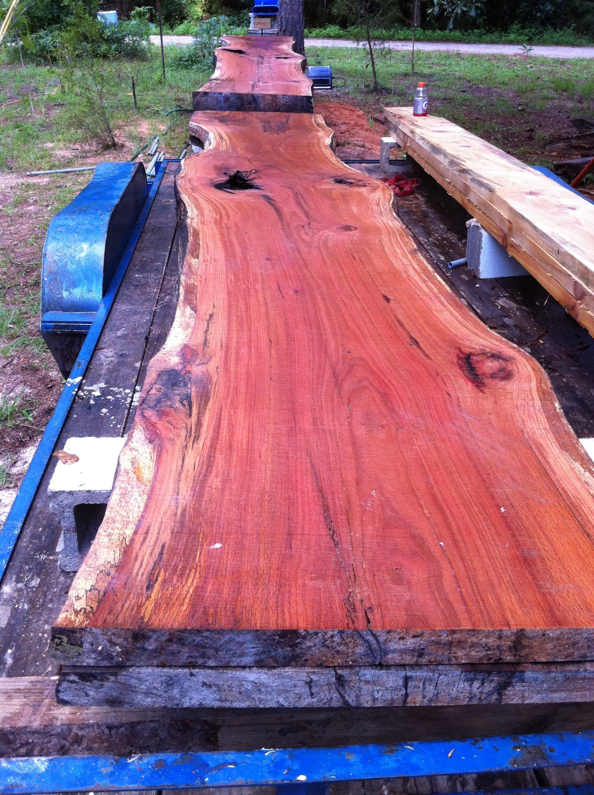 Crosscut Slabs & Lumber at Grassroots Wood Co. in Fairhope, Alabama