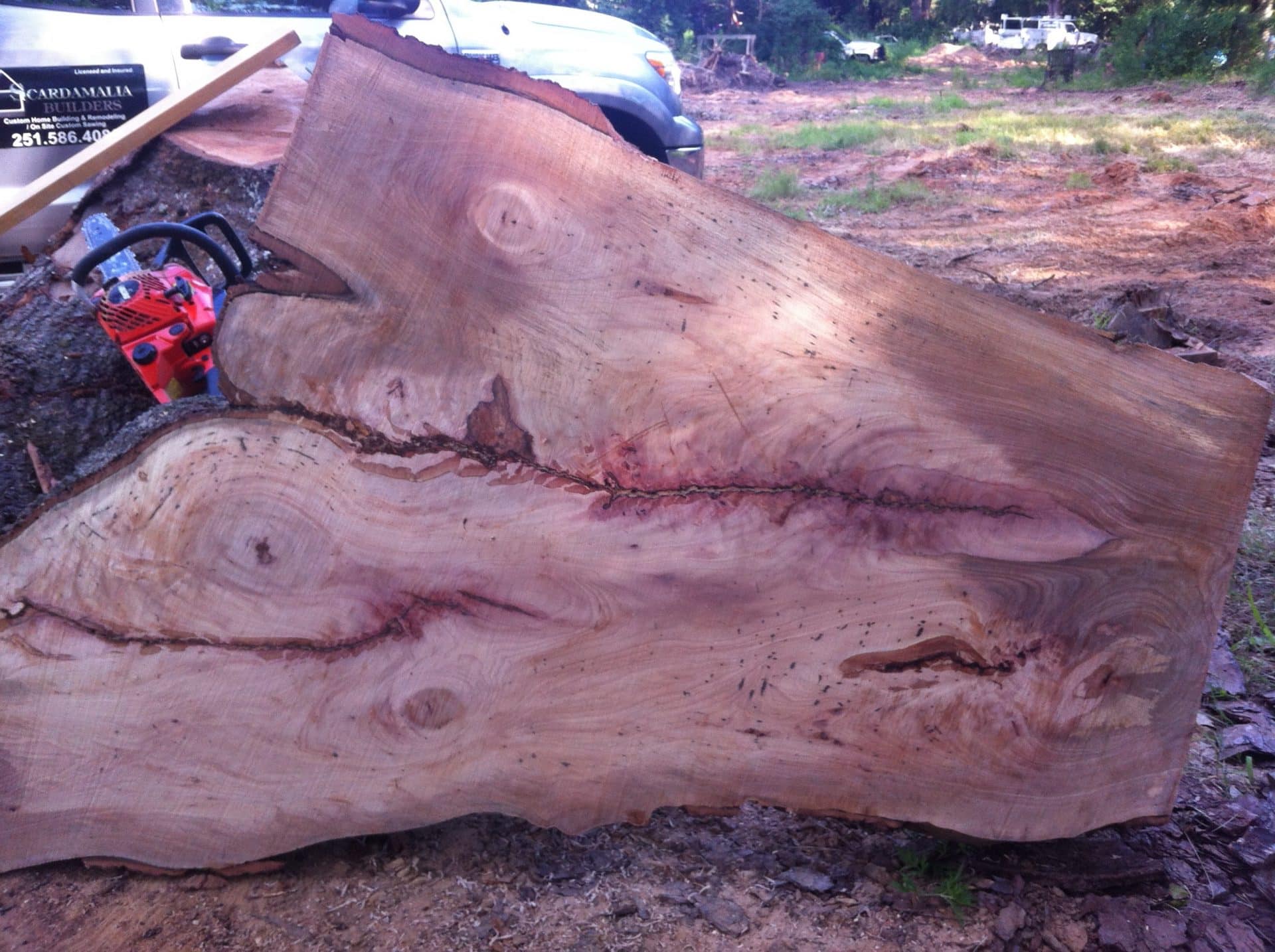 Crosscut Slabs & Lumber at Grassroots Wood Co. in Fairhope, Alabama