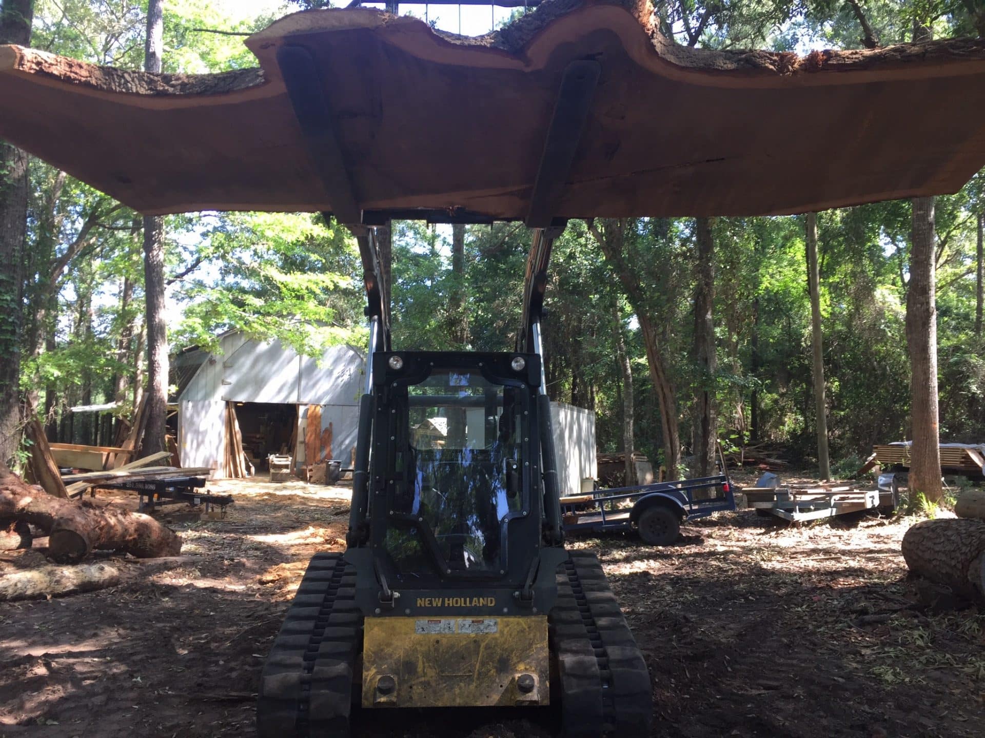 Crosscut Slabs & Lumber at Grassroots Wood Co. in Fairhope, Alabama