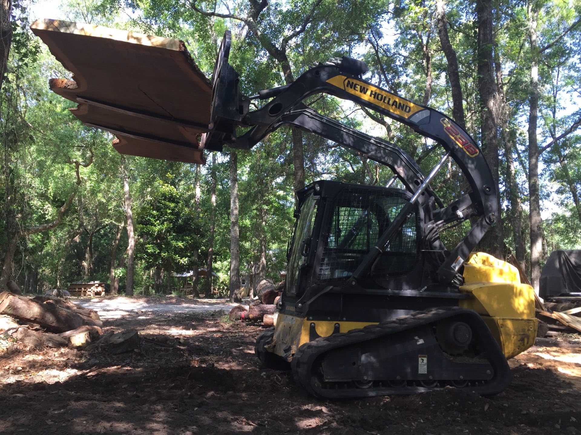 Crosscut Slabs & Lumber at Grassroots Wood Co. in Fairhope, Alabama