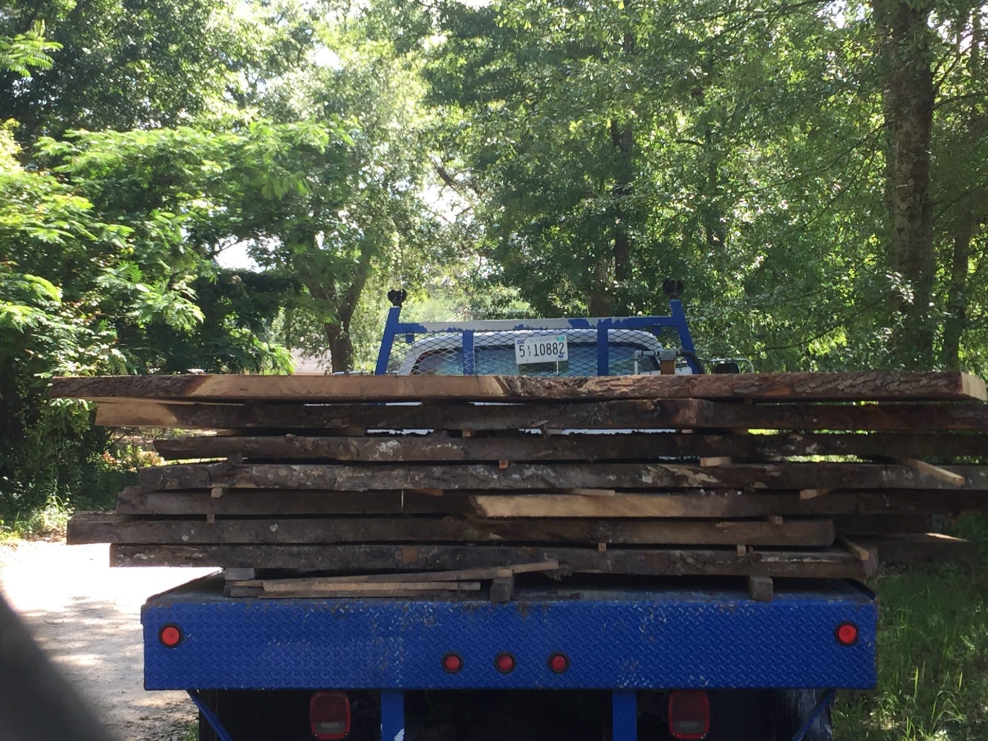 Crosscut Slabs & Lumber at Grassroots Wood Co. in Fairhope, Alabama
